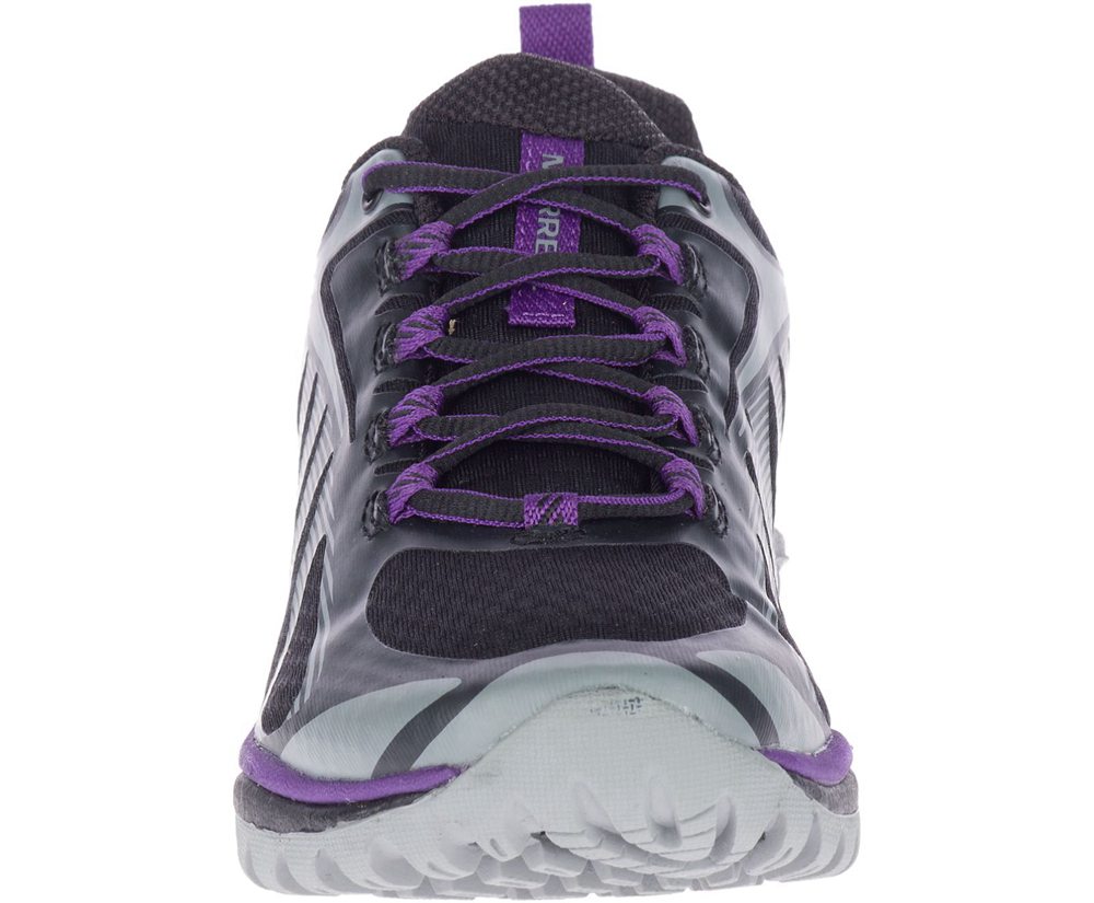 Tenis Senhora - Merrell Siren Edge 3 Wide Width - Pretas/Roxo - GLW081523